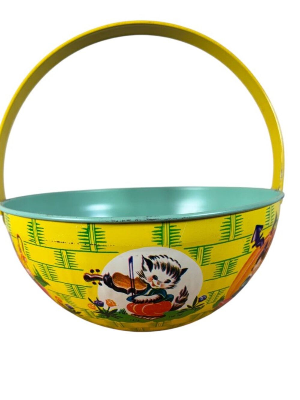 J. Chein Nursery Rhyme Tin Basket‎